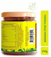 Load image into Gallery viewer, Banana Stem Thokku 250 Gms
