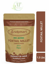 Load image into Gallery viewer, Premium Foxtail Millet (Unpolished) 1.5 LB

