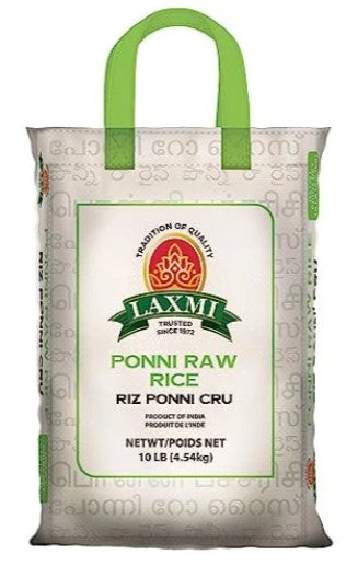 Laxmi Ponni raw Rice 10lb